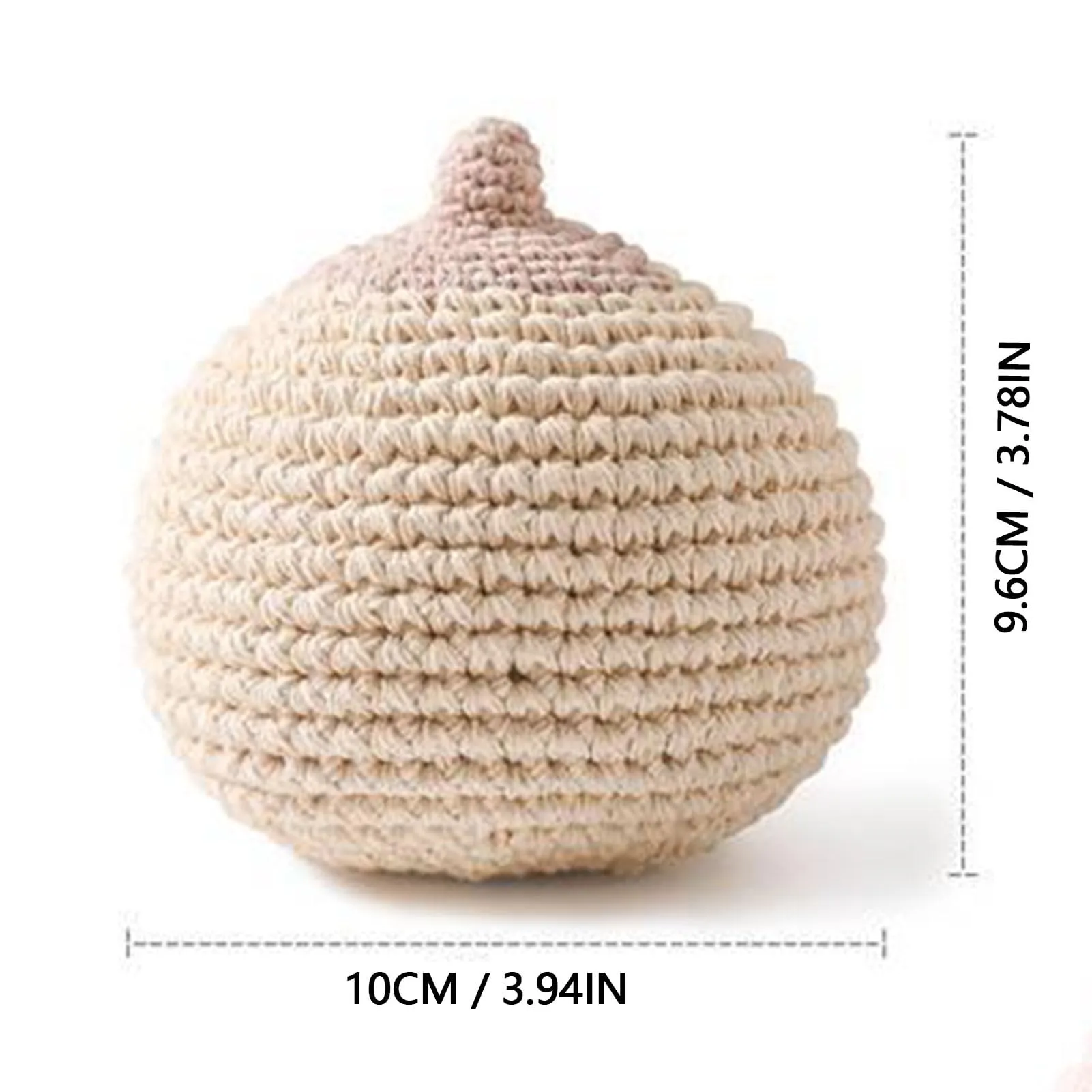 Tonysa Modello Seno All'uncinetto, Soft Knitted Teaching Prop (Beige) - immagine 9