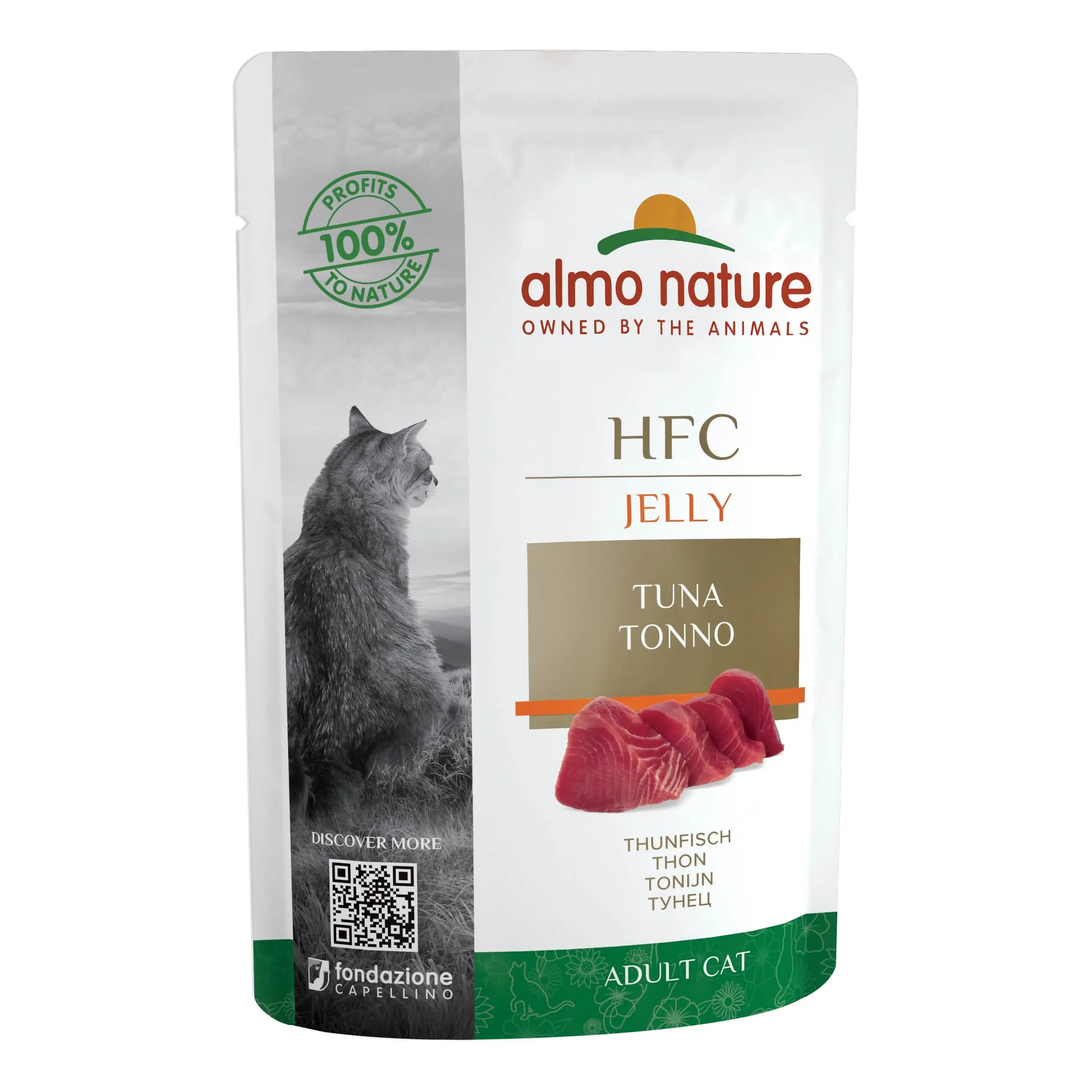 Almo Nature Classic Jelly con Tonno 55g - immagine 1