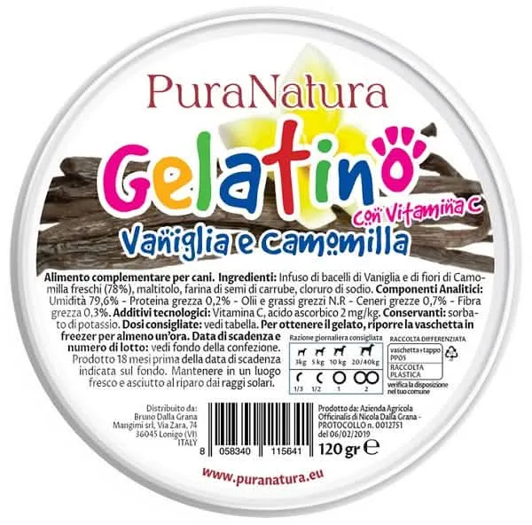 Gelatino vaniglia camomilla 120 g - immagine 1