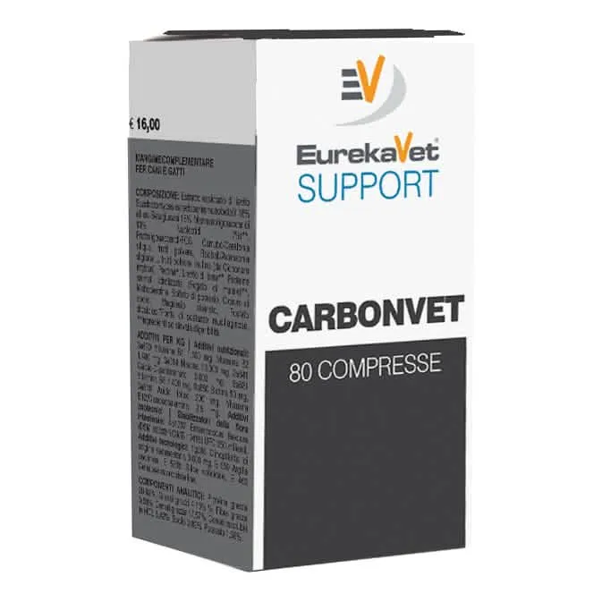 Vetcare carbonvet 80 compresse 500 mg - immagine 1