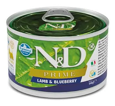 N&d dog prime lamb & blueberry 140 g - immagine 1