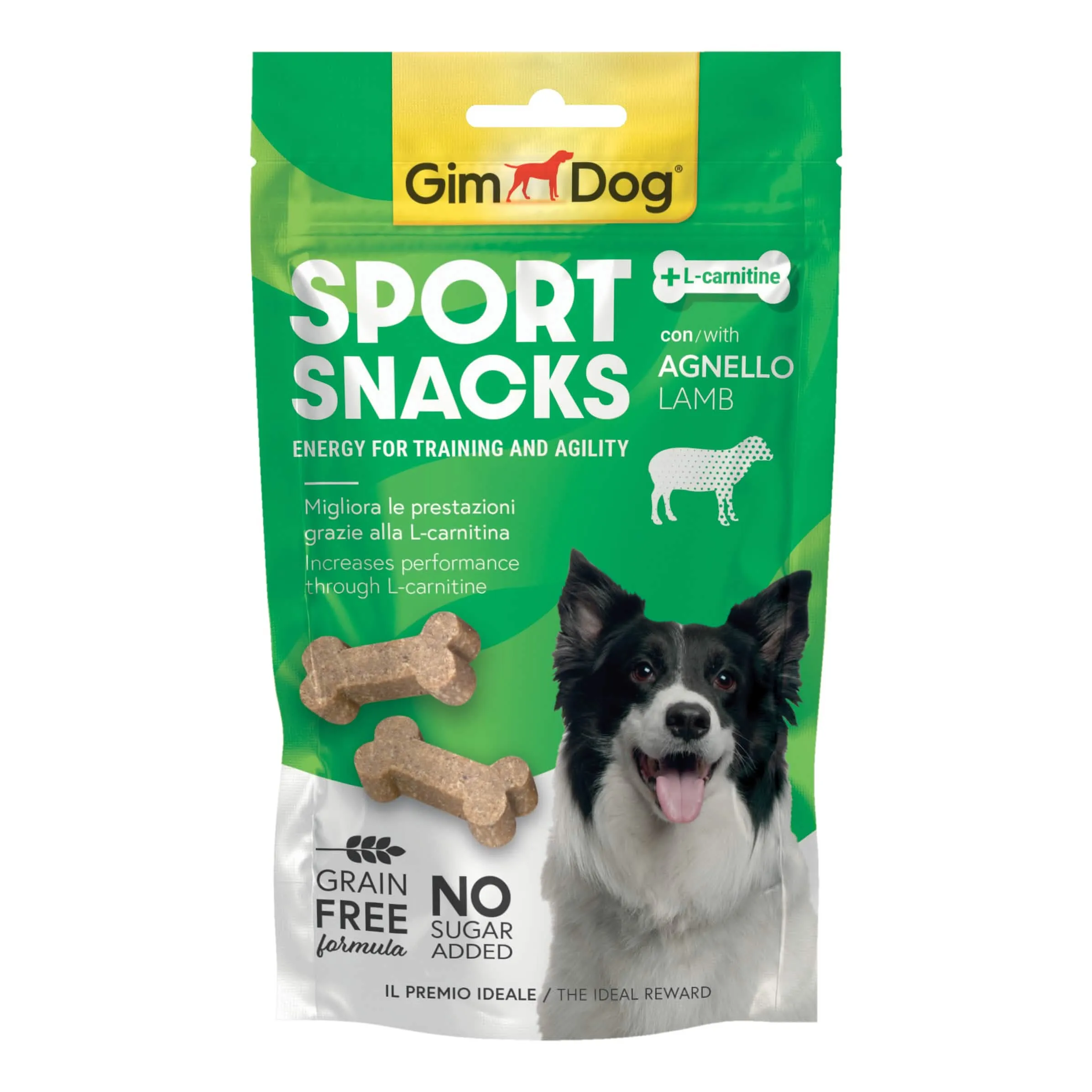 Gimdog sportsnacks agnello 60 g - immagine 1