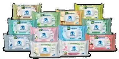Sano e bello salviettine detergenti aloe 50 pezzi - immagine 1