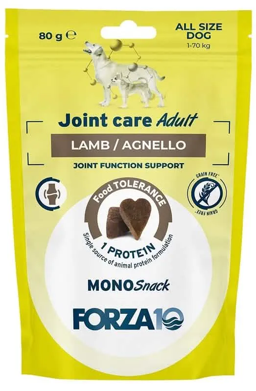 Forza 10 mono snack joint dog all adult agnello 80 g - immagine 1