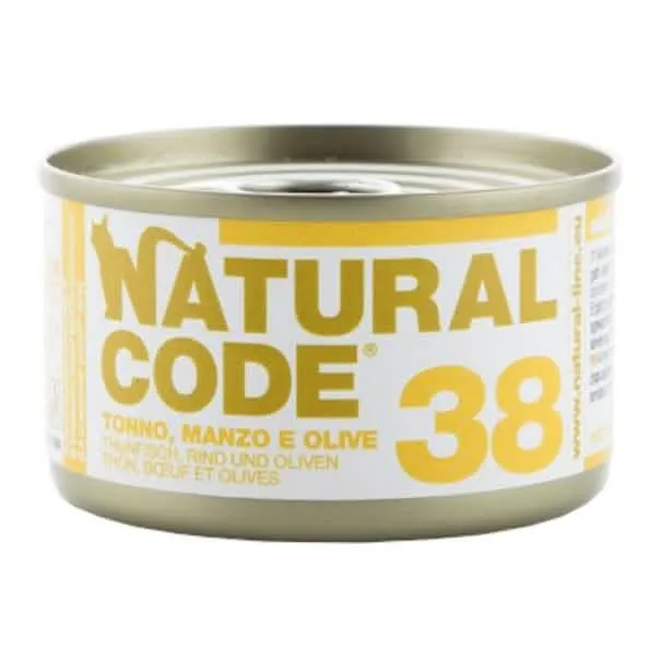 Natural code 38 tonno manzo e olive - immagine 1