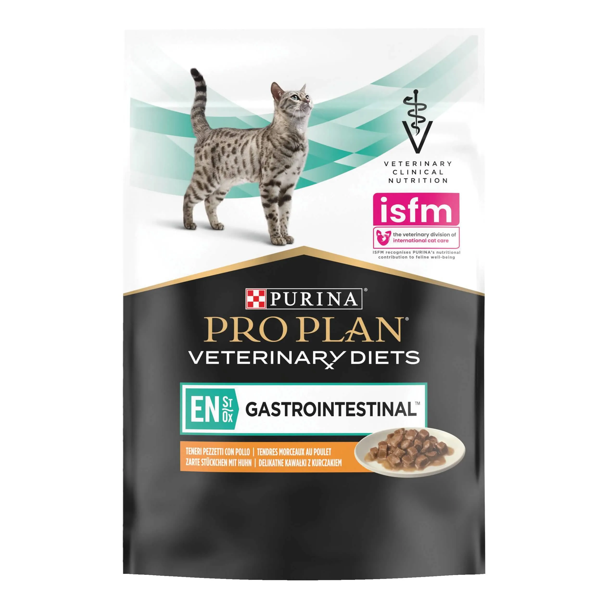 Ppvd gatto multipack en gastrointestinal pollo 10 x 85 g - immagine 1