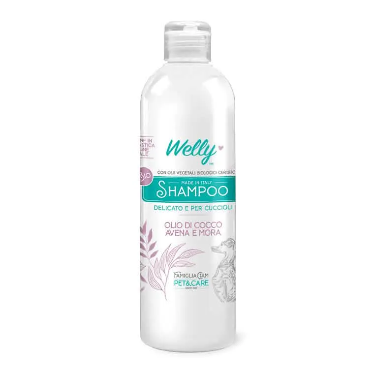 Welly shampoo 250 ml olio di cocco avena e mora cuccioli - immagine 1