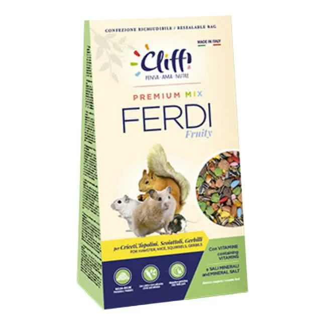 Cliffi ferdi fruity selection 700 g criceti topolini scoiattoli e gerbilli - immagine 1