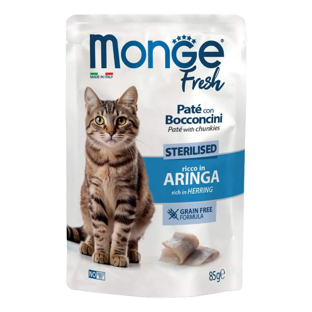 Monge fresh cat sterilised aringa 85 g - immagine 1