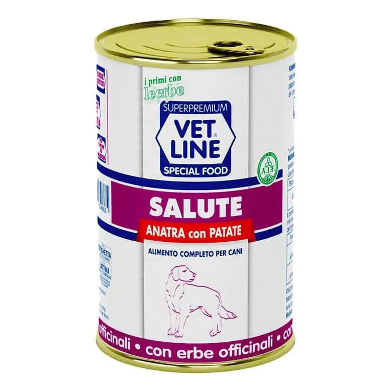 Vet line salute anatra con patate 400 g - immagine 1