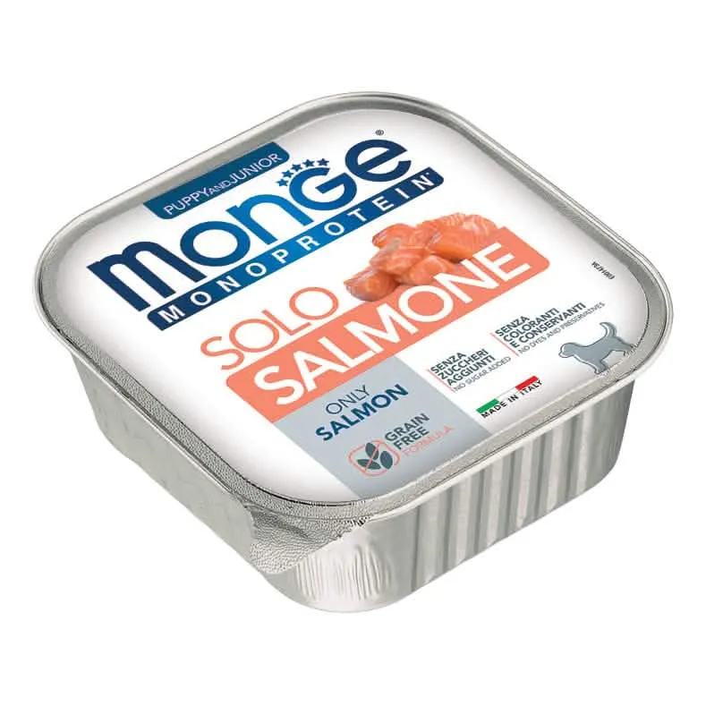 Monge monoprotein puppy solo salmone 150 g - immagine 1