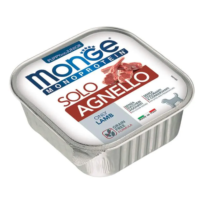 Monge monoprotein puppy solo agnello 150 g - immagine 1