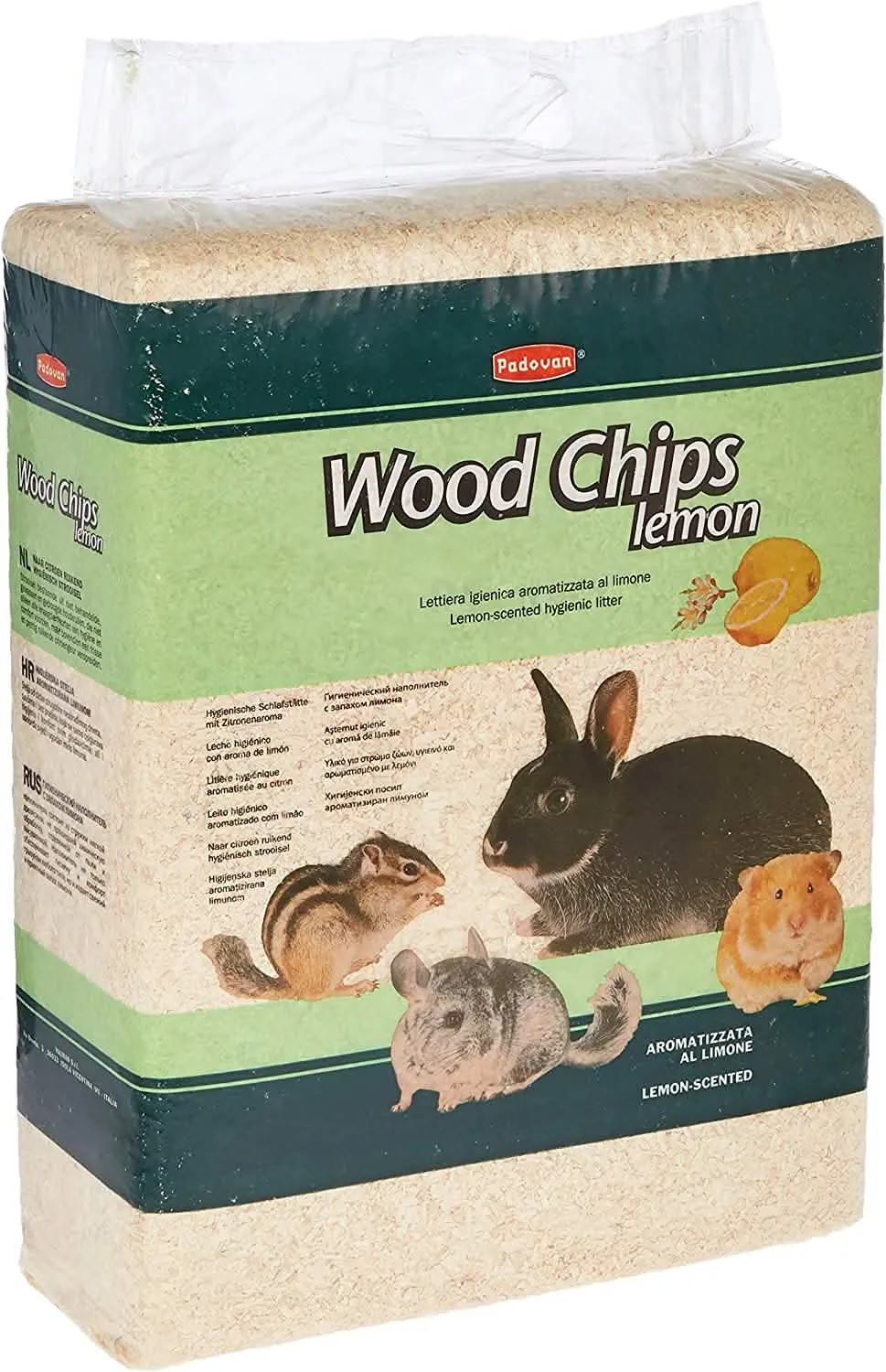 Lettiera in Trucioli di Legno Aromatizzata al Limone - PADOVAN 1 KG/14 LT - immagine 1