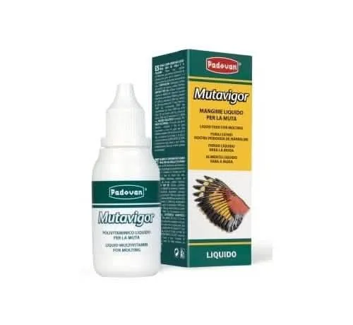 PADOVAN UCCELLI MUTAVIGOR LIQUIDO 30 ML - Nutrimento Essenziale per Uccelli - immagine 1