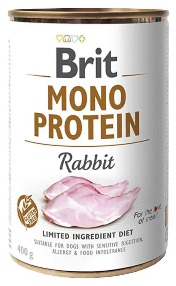 BRIT CARE CANE MONOPROTEIN RABBIT 400 GR - Cibo Naturale per Cani - immagine 1