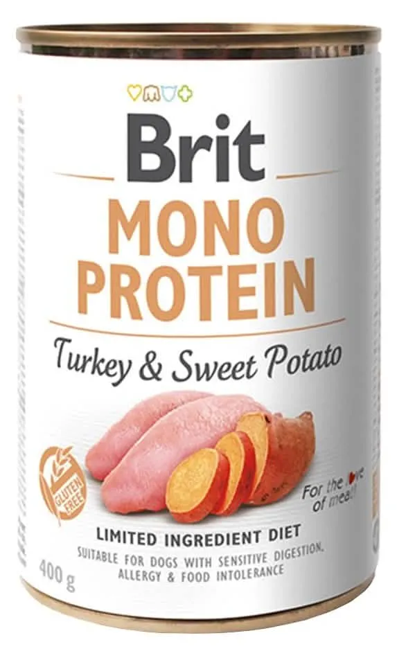 BRIT CARE Cane Monoprotein Tacchino e Patata Dolce 400 gr - immagine 1