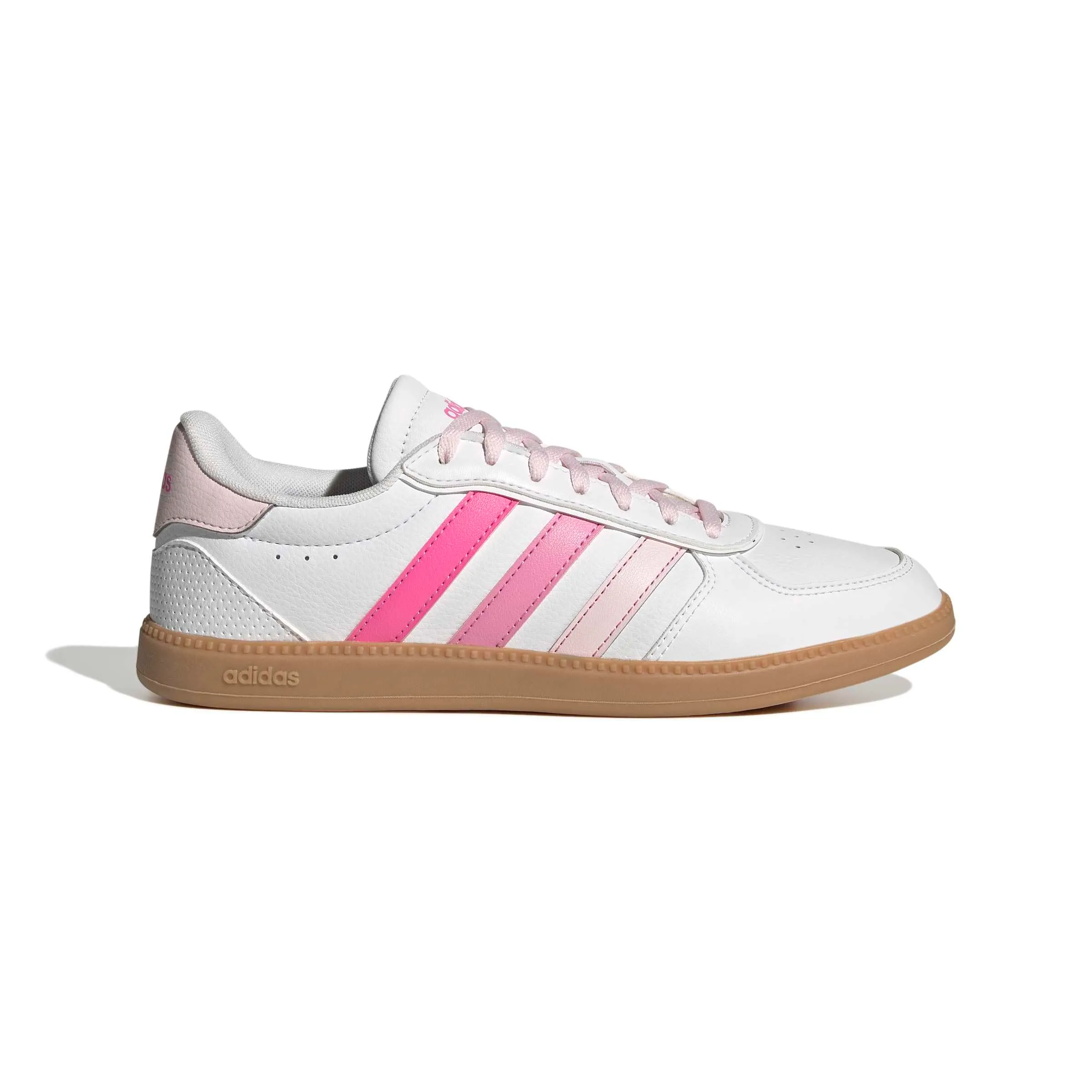 adidas Donna BREAKNET Sleek Shoes, Ftwr White/Clear Pink/Bliss Pink, 40 2/3 EU - immagine 2