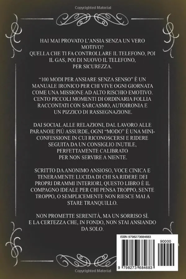 100 modi per ansiare senza senso: Guida originale e divertente per ansiosi cronici | Idee per regali simpatici, ironici e spiritosi | Cose stupide e inutili perfette da regalare ad amici e colleghi - immagine 2