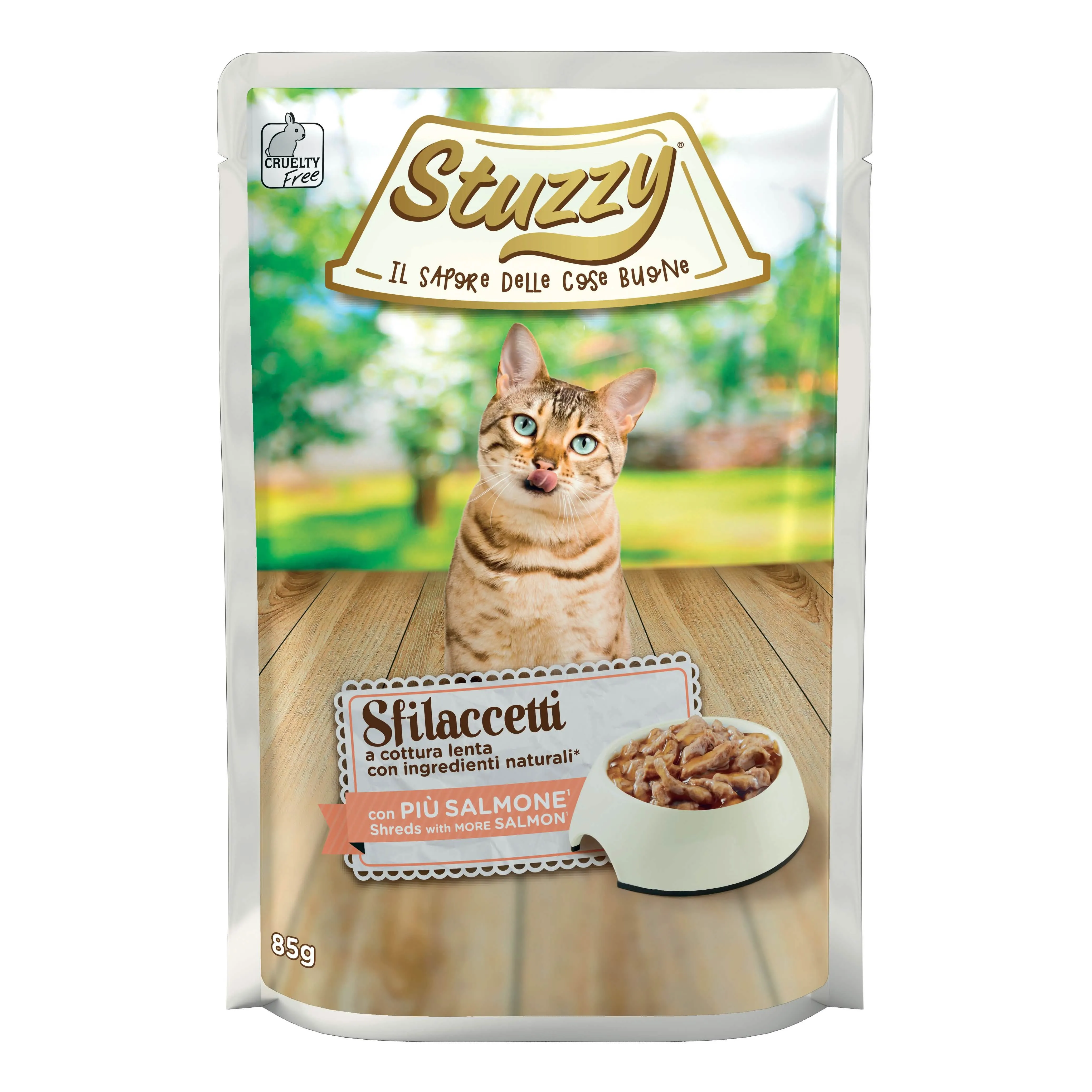 Stuzzy cat sfilaccetti salmone 85g - immagine 1