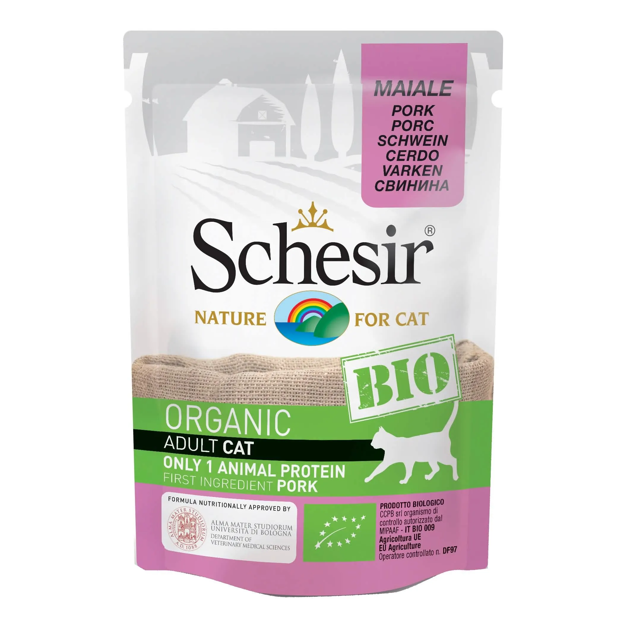 Schesir bio cat maiale 85g - immagine 1