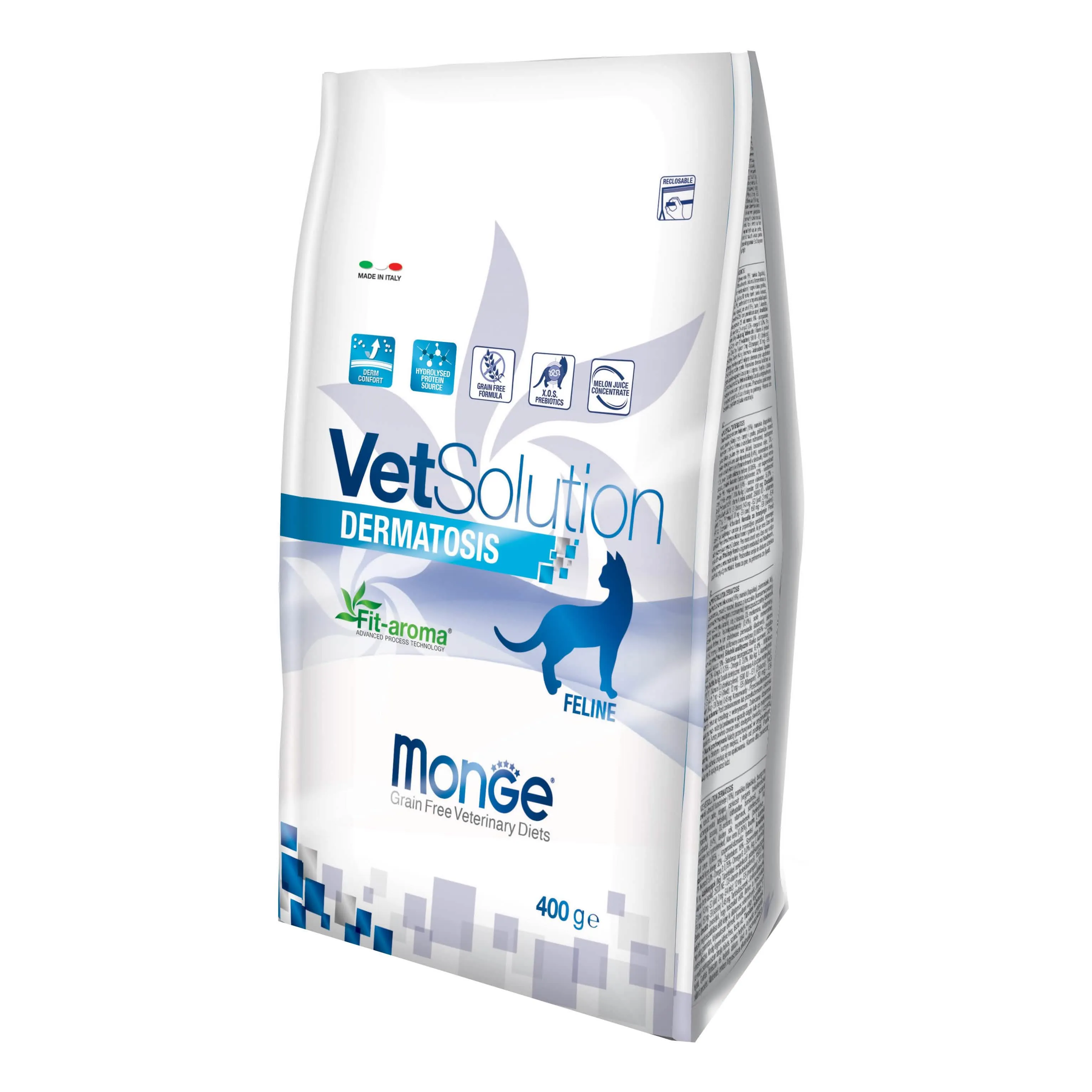 Monge VetSolution Dermatosis gatto crocchette 400 g - immagine 1