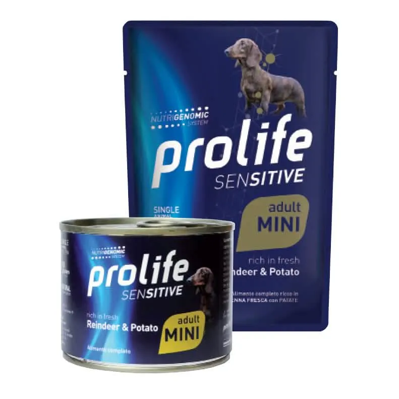 Prolife dog sensitive adult reindeer & potato mini 100 g - immagine 1