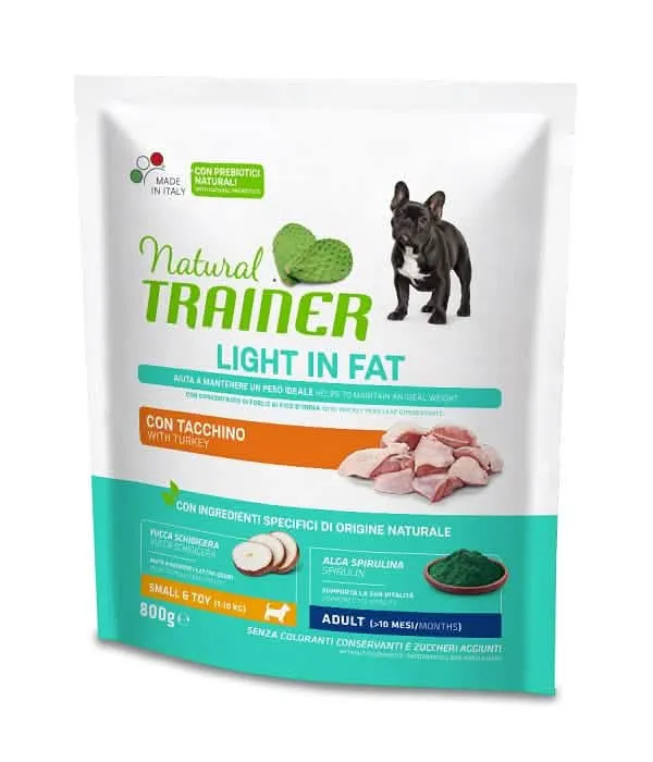 Natural trainer dog weight care mini white meat 800 g - immagine 1