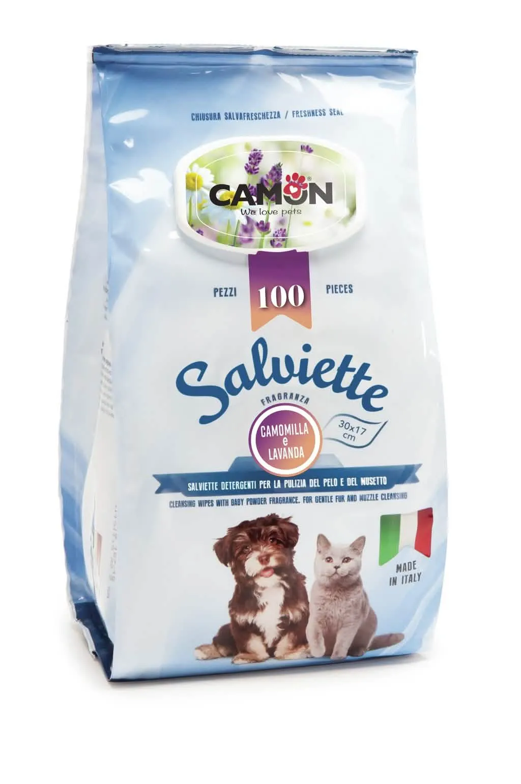 Salviettine Lavanda Camomilla – Confezioni da 8 - immagine 1