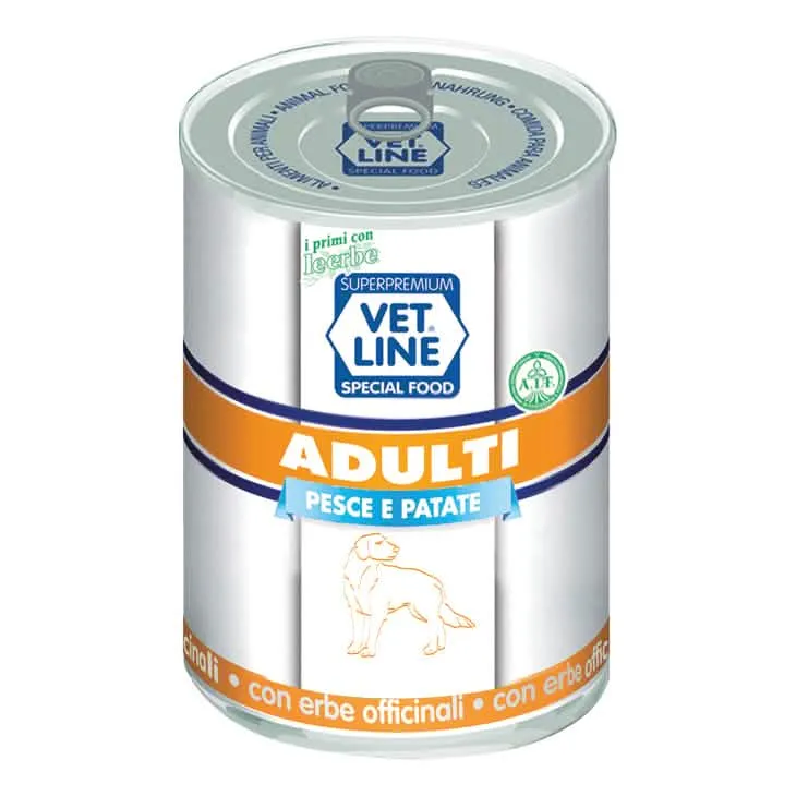 Vet line adulti pesce/patate 400 g - immagine 1