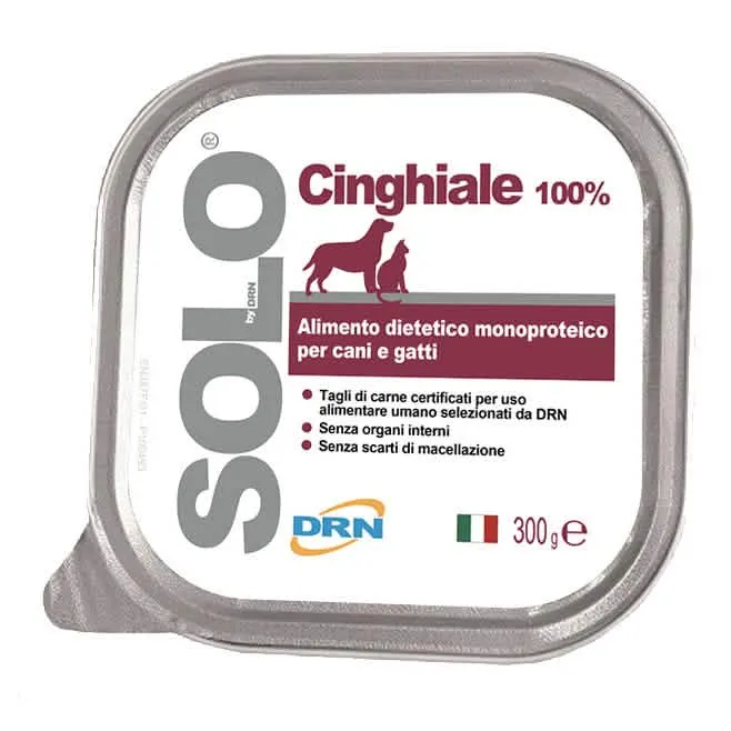 Solo cinghiale per cani e gatti 300 g - immagine 1