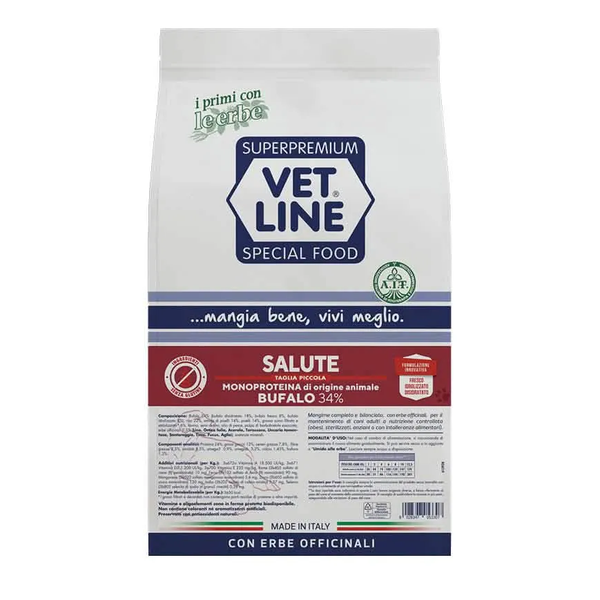 Vet line salute bufalo taglia piccola 3 kg - immagine 1