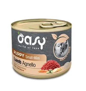 Oasy wet dog grain free puppy small/mini agnello 200 g - immagine 1