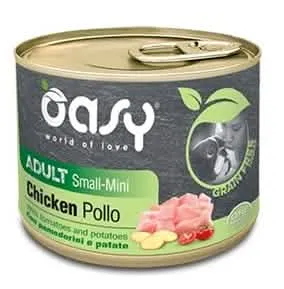 Oasy wet dog grain free puppy small/mini pollo 200 g - immagine 1