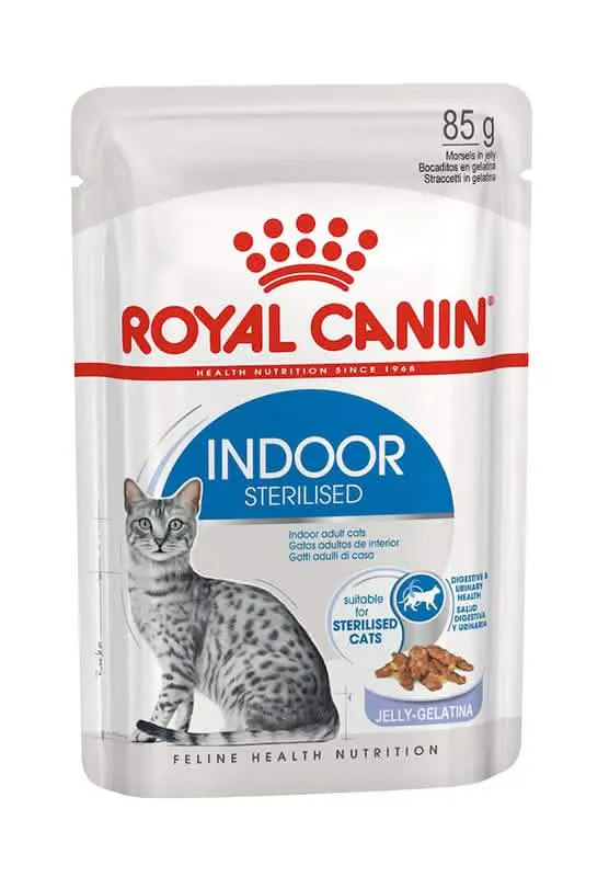 Feline health nutrition wet indoor sterilised jelly 85 g - immagine 1