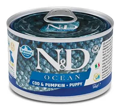 N&D Dog Ocean Merluzzo & Zucca Puppy 140 g - immagine 1