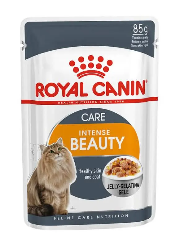 Feline care nutrition wet care intense beauty jelly 85 g - immagine 1