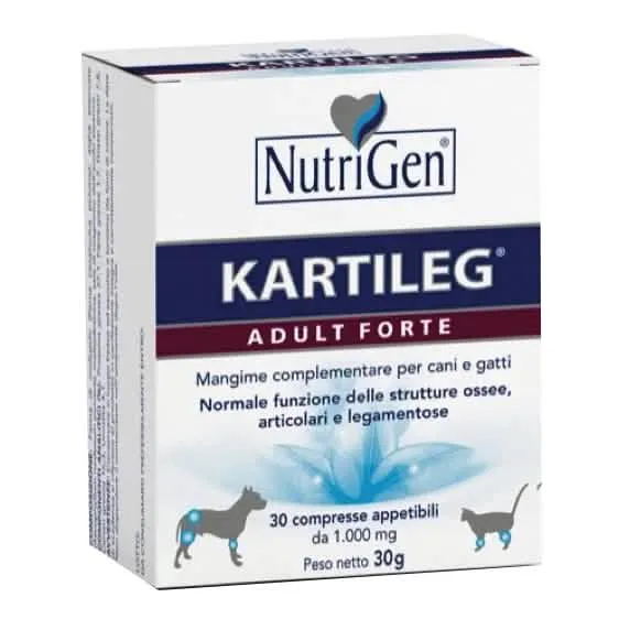 Kartileg adult forte 30 compresse appetibili nutrigen - immagine 1