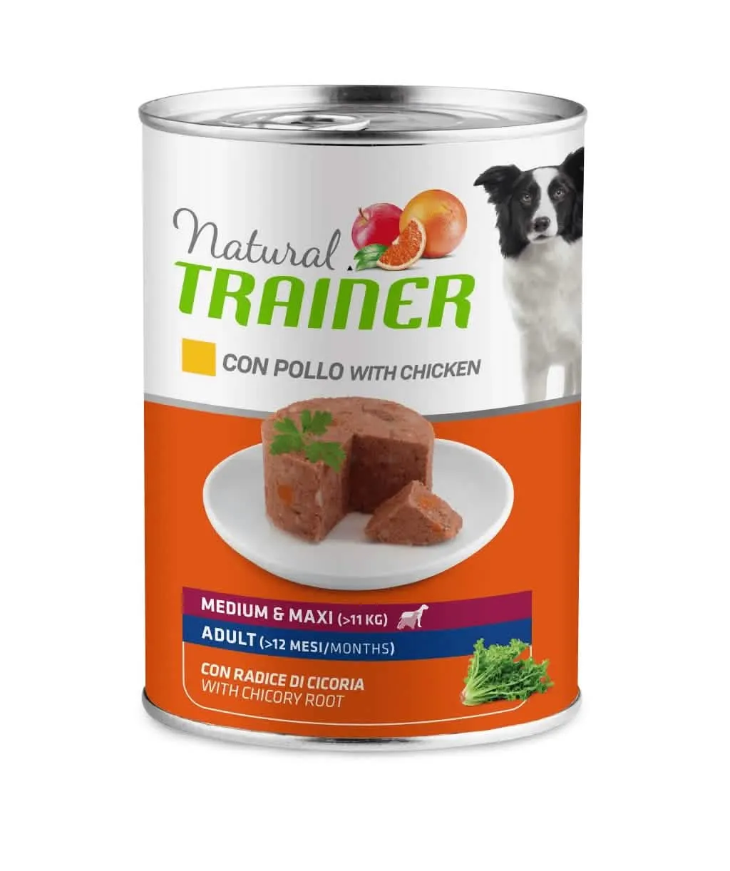 Natural trainer dog medium/maxi adult pollo riso 400 g - immagine 1