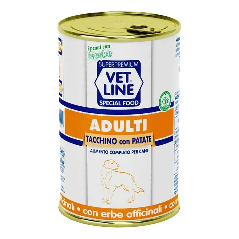 Vet line adulti tacchino/patate 400 g - immagine 1