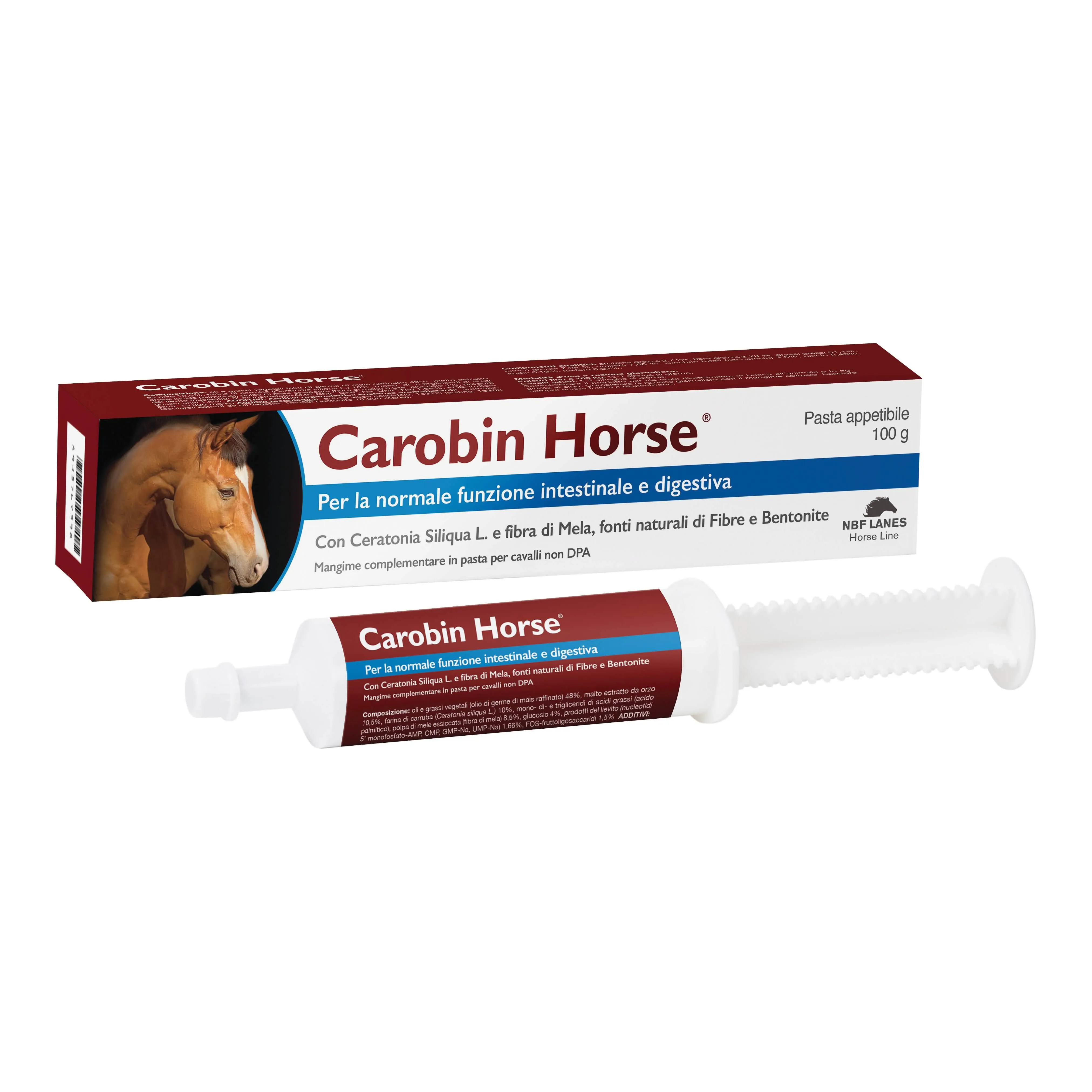 Carobin horse pasta appetibile siringa 100 g - immagine 1