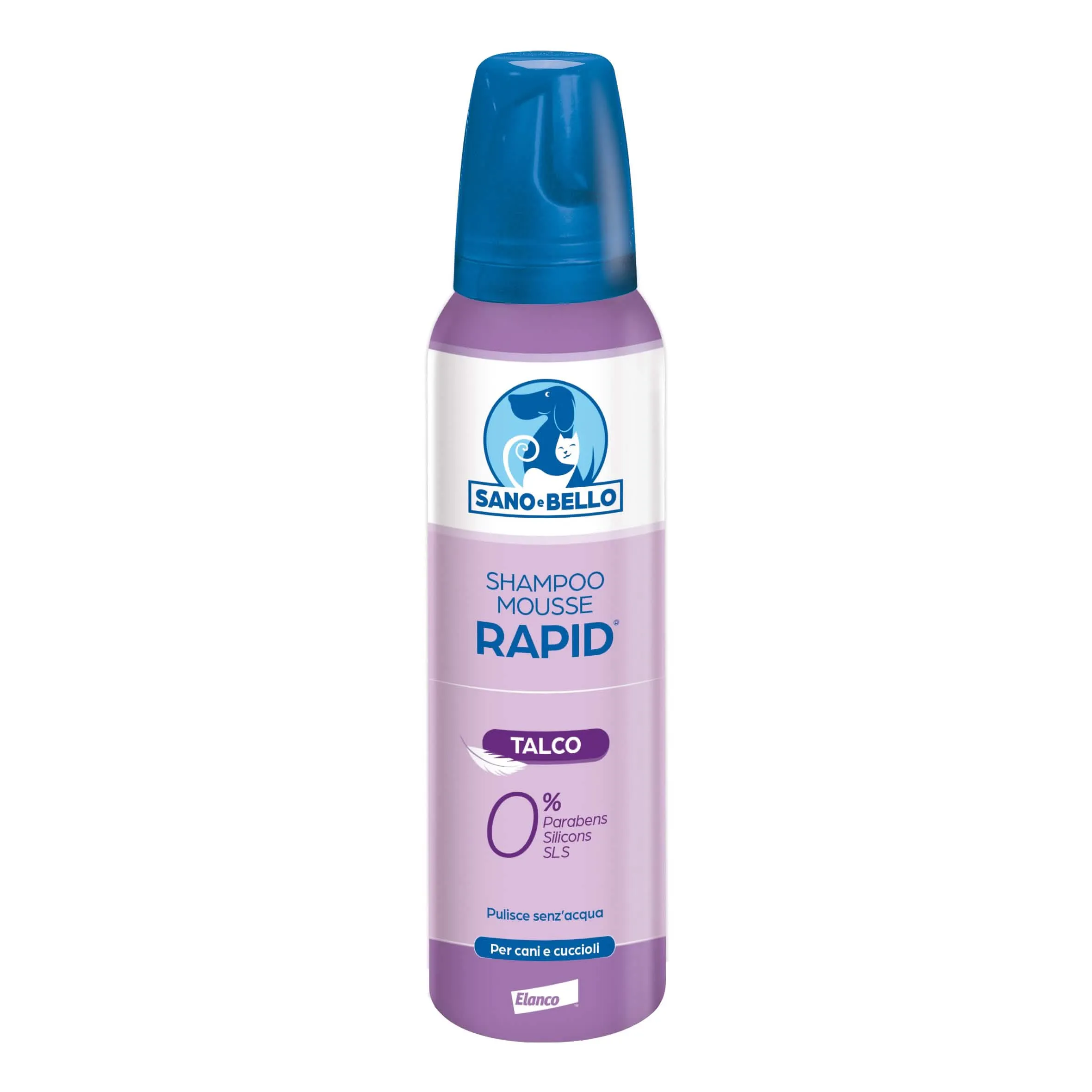 Sano e bello shampoo mousse rapid nf talco 300 ml - immagine 1