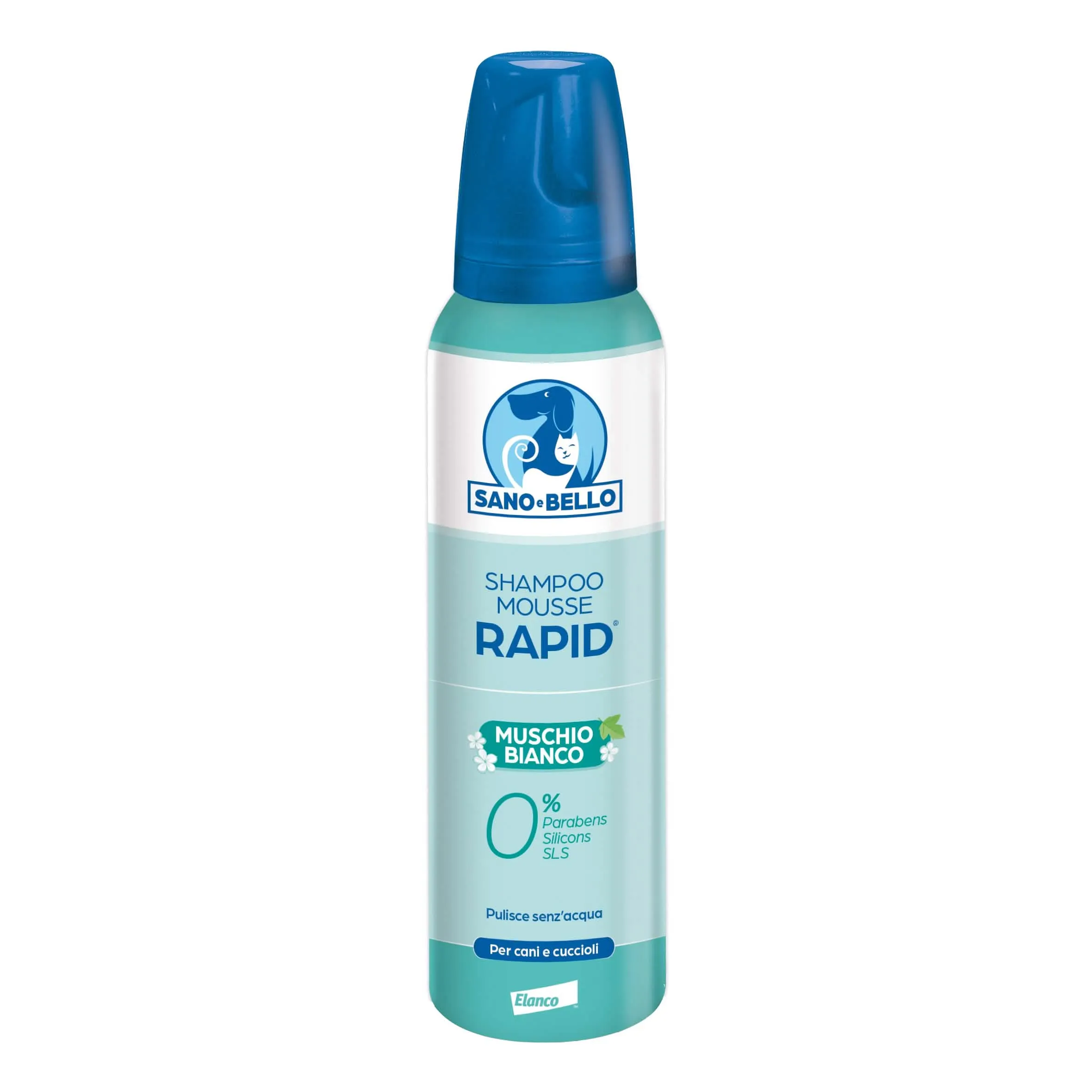 Sano e Bello Shampoo Mousse Rapid NF Muschio Bianco 300 ml - immagine 1