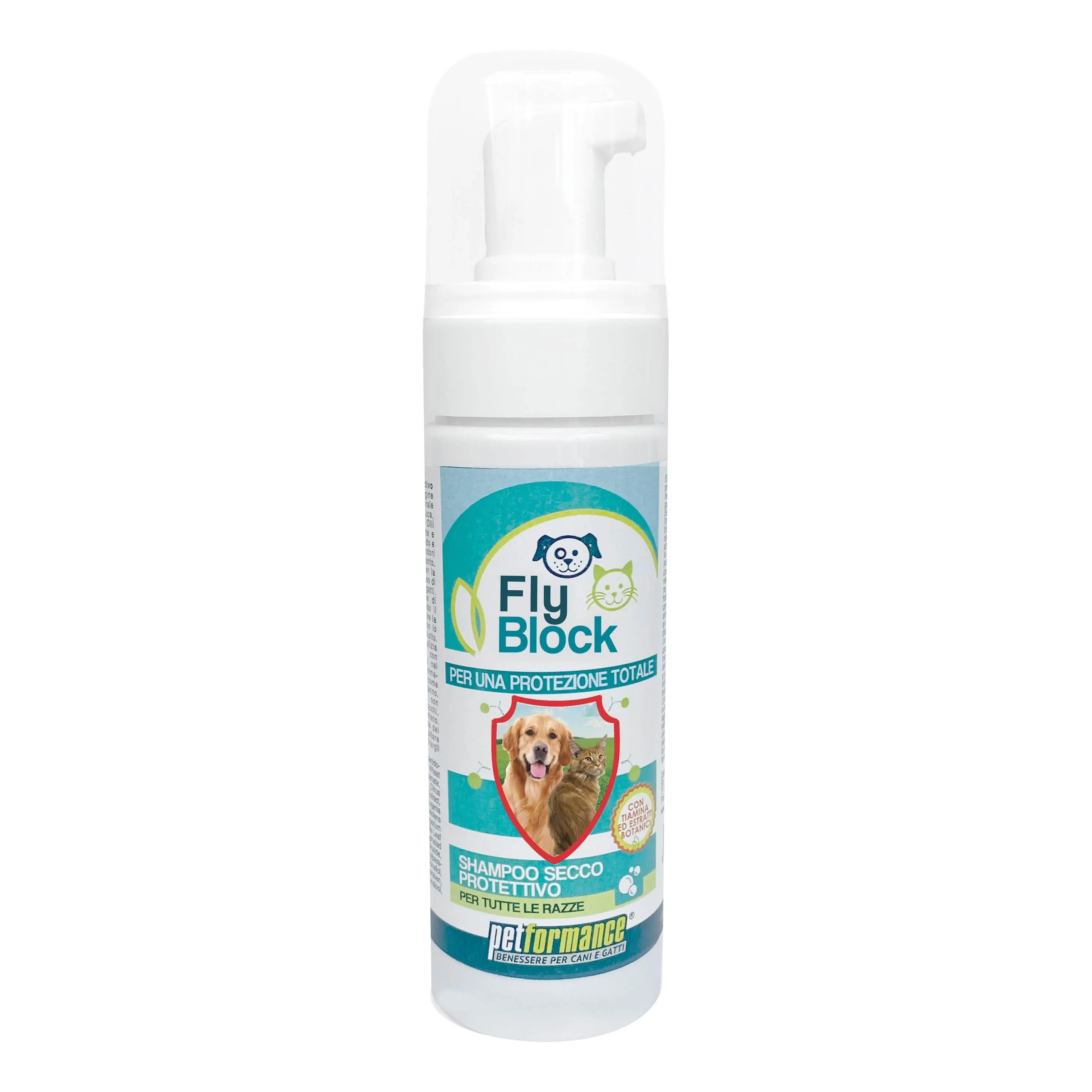 Shampoo Secco Petformance Fly Block per Cani e Gatti - 150 ml - immagine 1