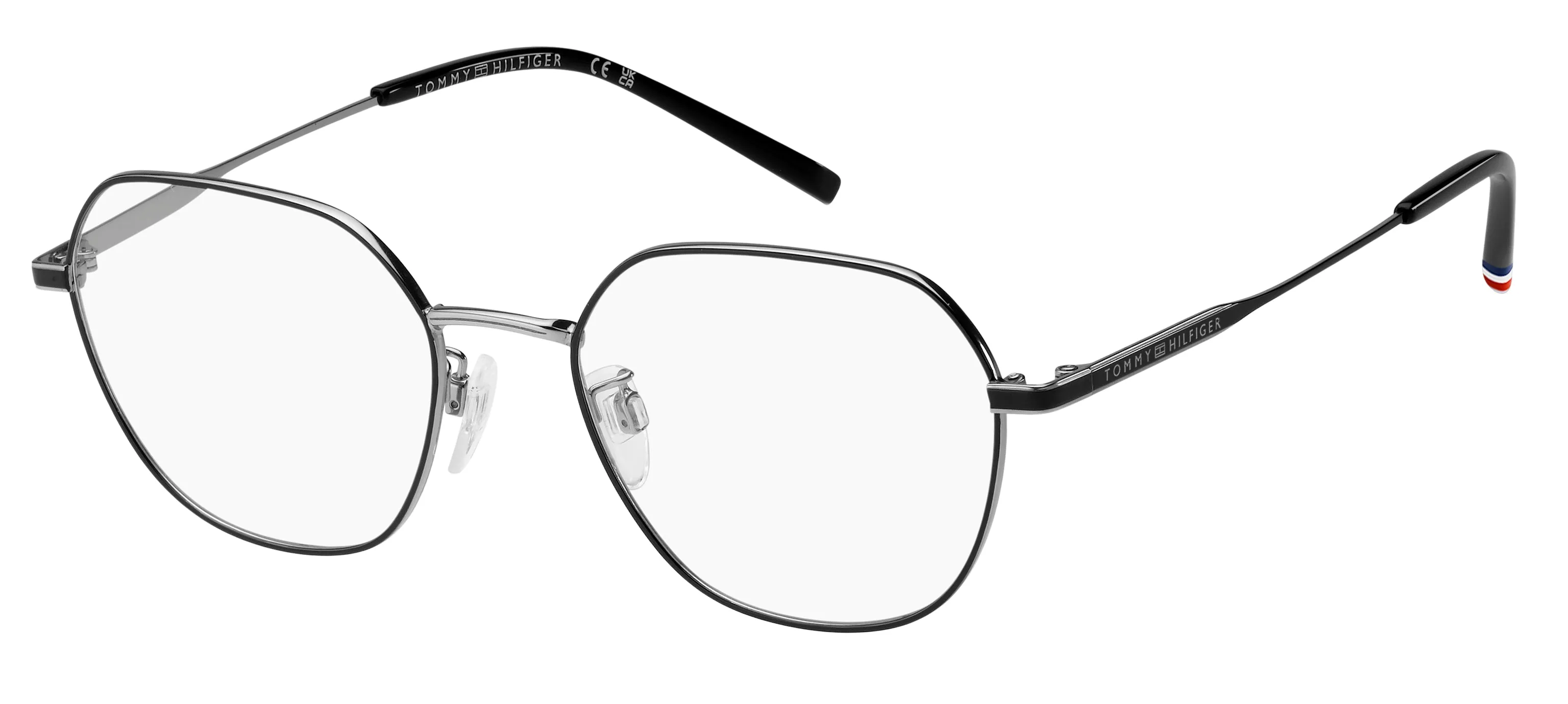 Tommy Hilfiger TH 2363/F BSC Montature da vista Metallo Nero Squadrata Normale - immagine 1