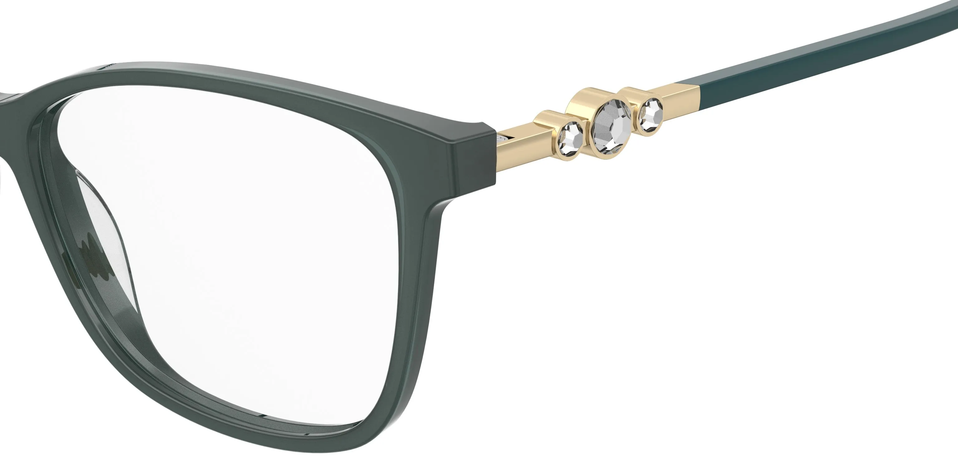Pierre Cardin P.C. 8555 1ED Montature da vista Acetato Verde Squadrata Normale - immagine 3