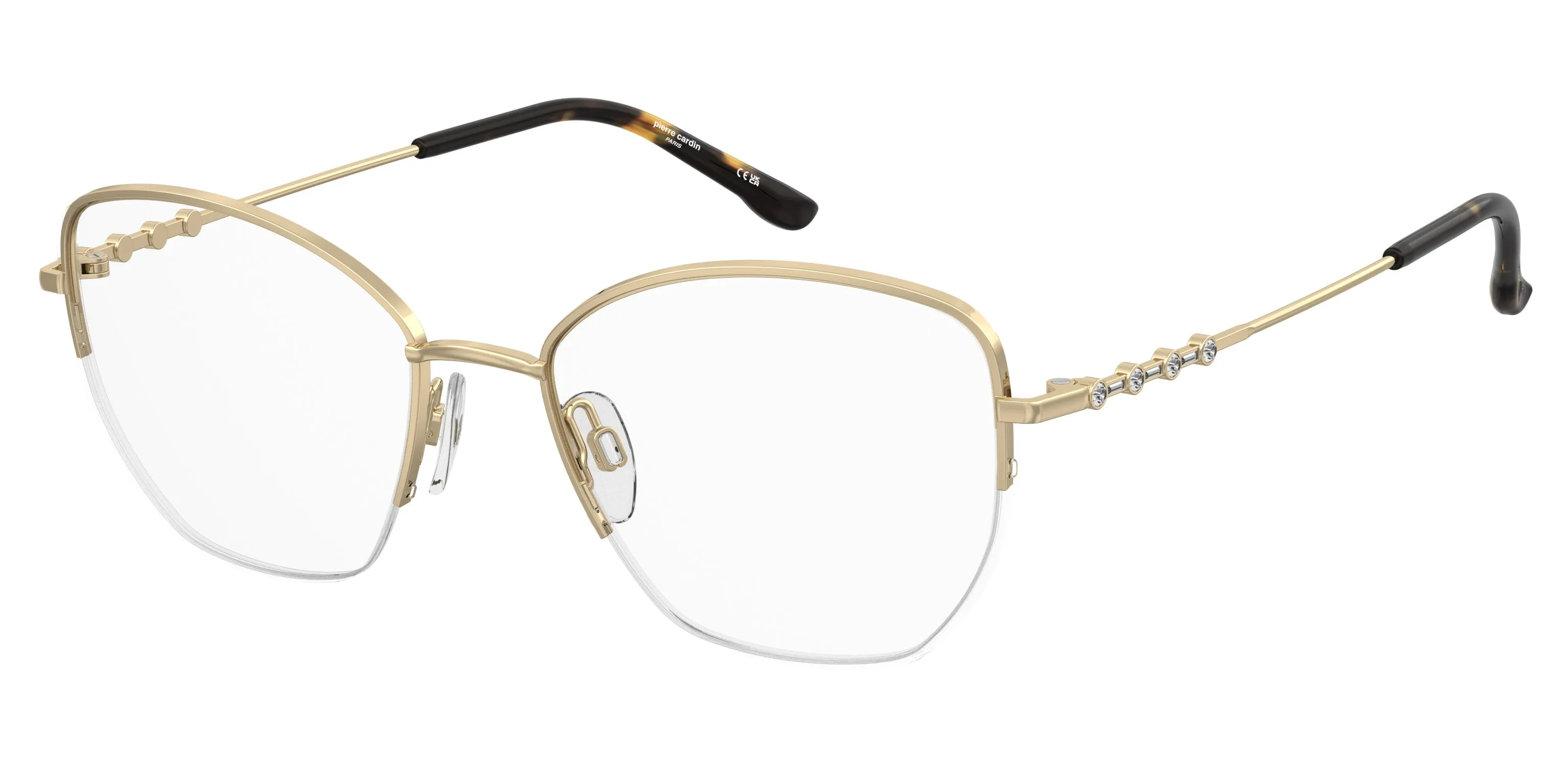 Pierre Cardin P.C. 8929 000 Montature da vista Metallo Oro Cat Eye Normale - immagine 1