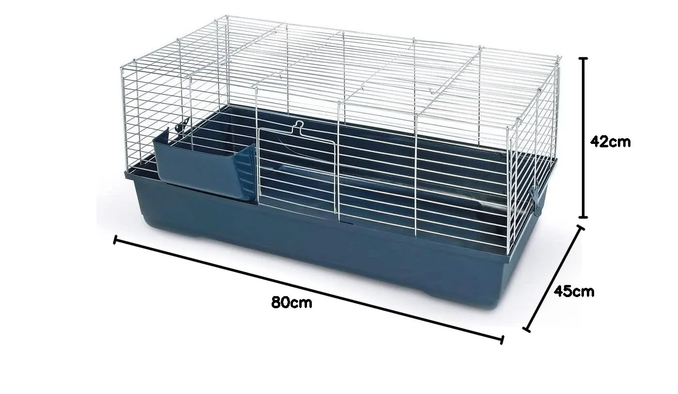 MPS SNC Gabbia per Conigli Sonny 80X45X42 CM Apertura Superiore Metallo Coniglio - immagine 3