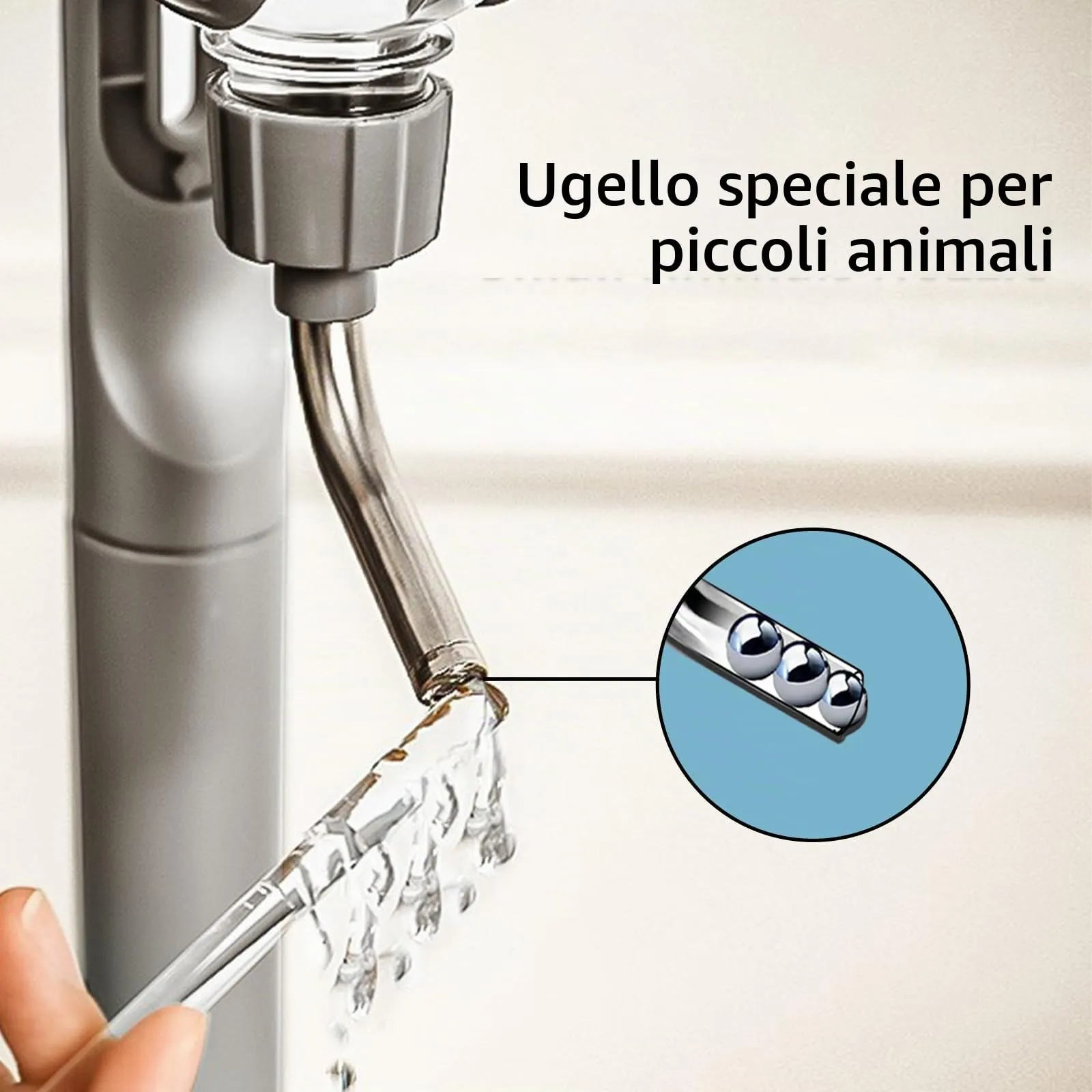 TOKAYIFE Bottiglia d'Acqua per Piccoli Animali 500ml Beverino Coniglio Bottiglia sospesa per Animali Abbeveratoio per Conigli Porcellini D'india Criceto Furetti Chinchilla Distributore Acqua - immagine 4