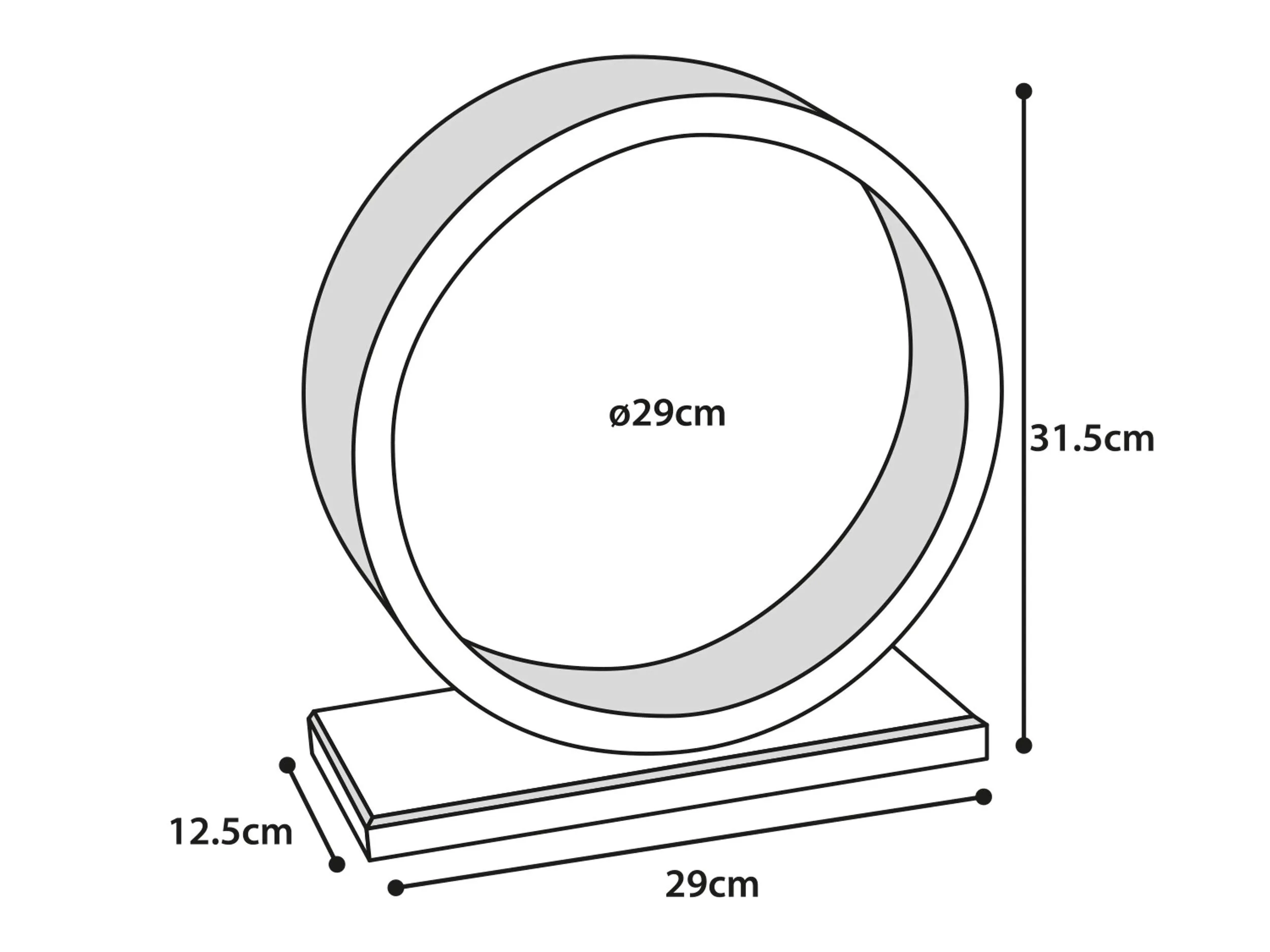 Karlie 84199 Ruota in Legno per Criceti Bogie 30 Cm Wonderland - immagine 2