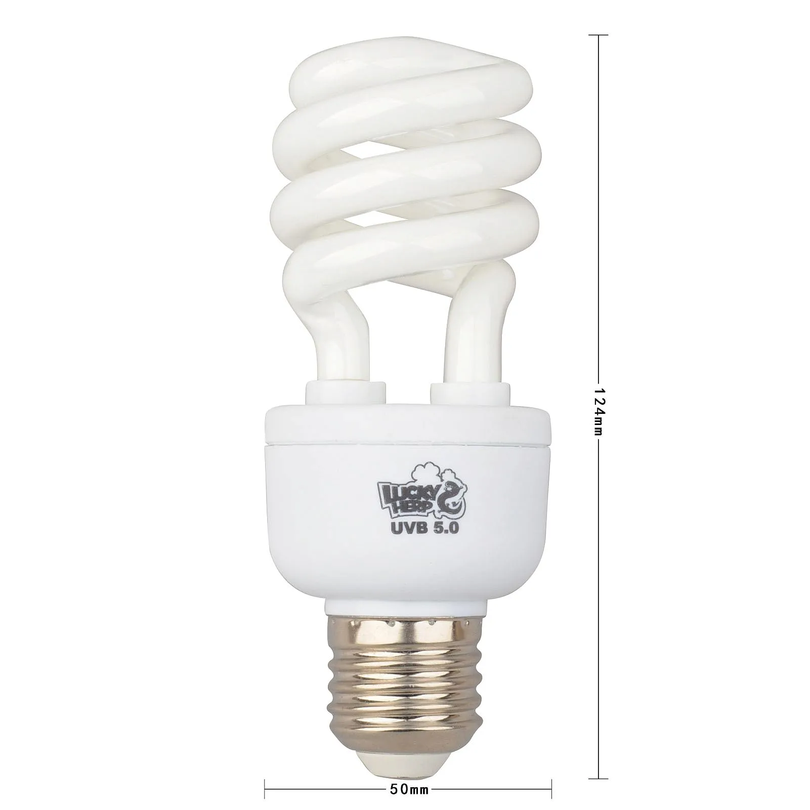 Lampadina compatta e fluorescente per rettili, 5.0 UVA, UVB, da 13 W - immagine 2